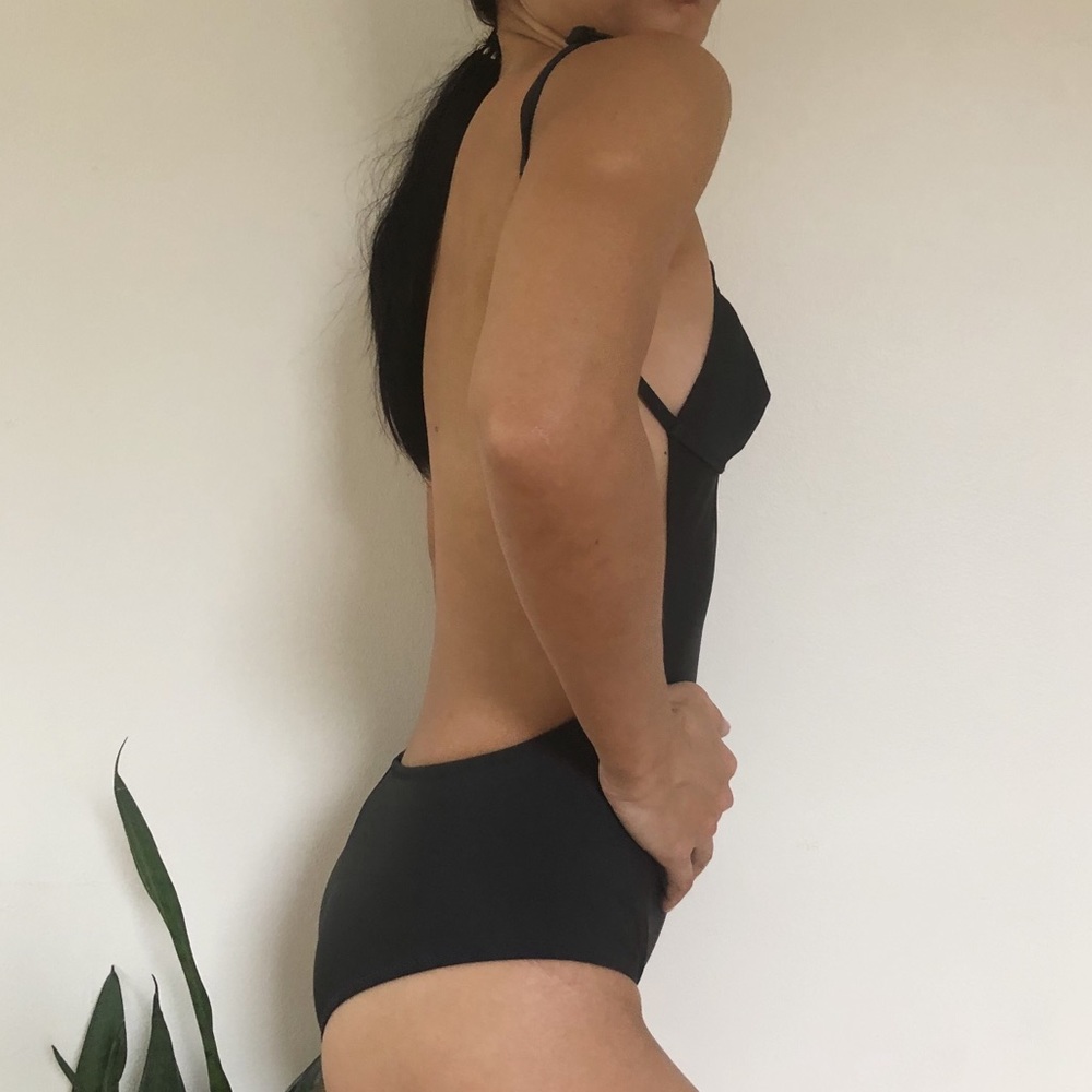 Open Back Swimsuit Bathing Suit - Picture 3 of 4